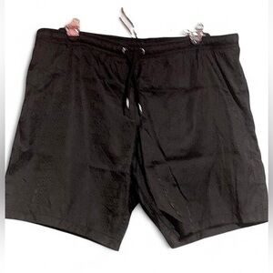 EUC Moschino Black Swim Trunks with Drawstring Waist